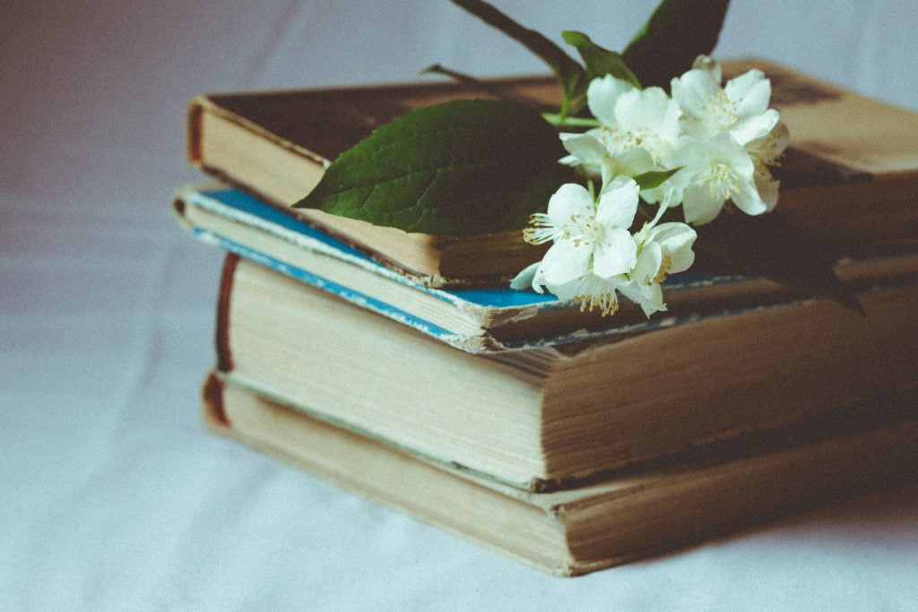 books and blooms