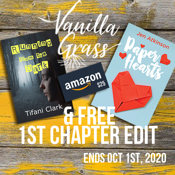 Amazon gift card giveaway, book giveaway, first chapter edit giveaway