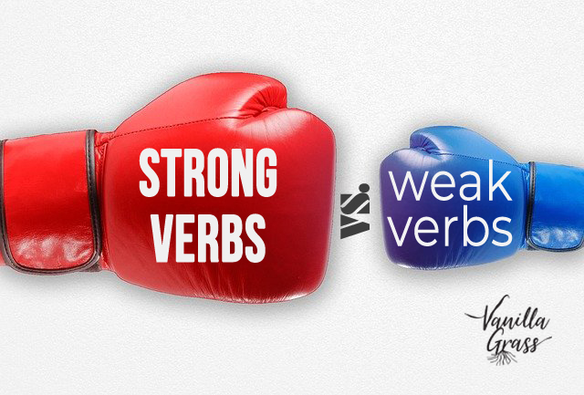 Use strong verbs instead of weak verbs to avoid adverbs.