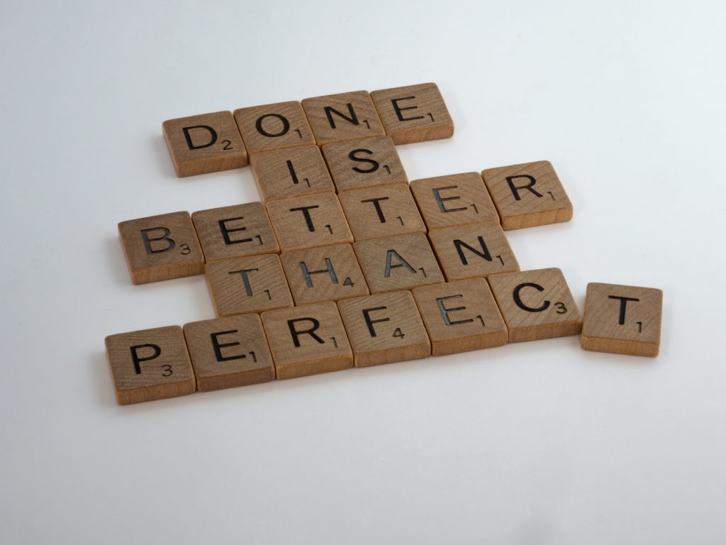 Perfectionism can be a stumbling block when it comes to overcoming writer's block and getting a story written.