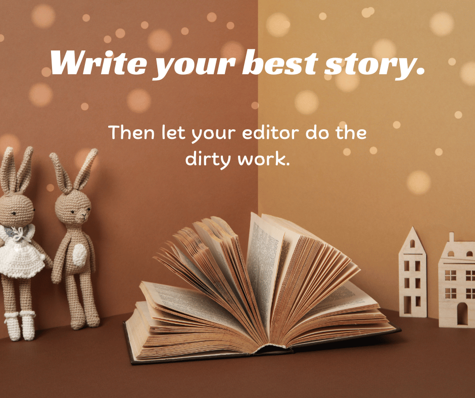 Write your best story. Then let your developmental editor do the dirty work. Heading for what should you look for in a developmental editor?